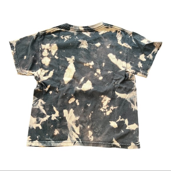 Kids Repurposed bleached tee Minecraft - Picture 2 of 3